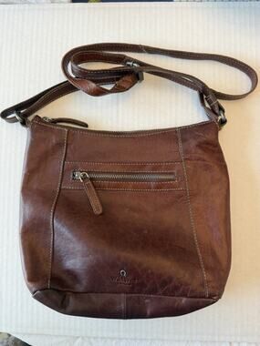 Wild West Los Angeles Brown Cognac Leather Purse Crossbody